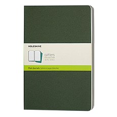 몰스킨 까히에저널 플레인 노트 엑스라지, 미틀 그린, 3개입