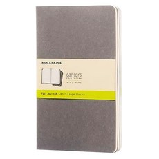 몰스킨 까히에저널 플레인 노트 라지, 패블그레이, 3개입