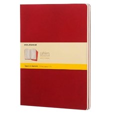 몰스킨 까히에저널 스퀘어드 노트 엑스라지, 크랜베리 레드, 3개입