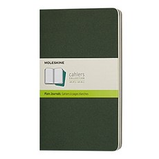 몰스킨 까히에저널 플레인 노트 라지, 미틀 그린, 3개입