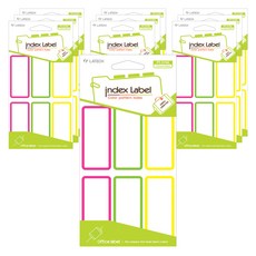 LATECH 彩色圖案索引貼紙 PT-219A 3色混合, 10個