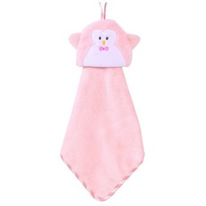 ECODY 韓國企鵝廚房毛巾, 粉色的, 1個