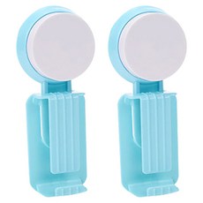 粉紅芒果多用途吸盤式廚房工具掛架, 2個, 藍色