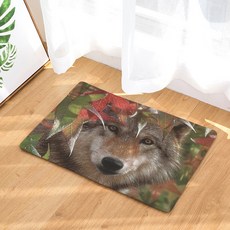 LIVINGPOP 廚房浴室防滑自然動物插畫地墊 B, 15