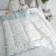 Dalpong 孩童薄被, 薄荷綠 雲朵款