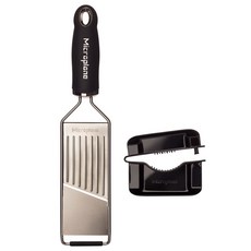 Microplane Gourmet 切片器 + 安全夾, 1套, 黑色