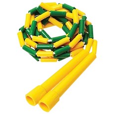 김수열줄넘기 어린이용 색동 줄넘기 K-320, 옐로우 + 그린, 1개