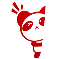 챔피온 빼꼼스티커 조수석 소, 레드, 1개