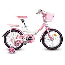 엑사이더 마로 LADY 16 아동용 자전거 + 안전벨 + 흙받이, 핑크, 1개
