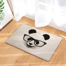 Living Pop 廚房浴室防滑簡約動物插圖地墊, C4