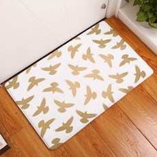 Living Pop 廚房浴室防滑昆蟲與動物插畫地墊, B4