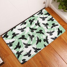 Living Pop 廚房浴室防滑昆蟲與動物插畫地墊, B3