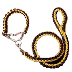 블럭마트 대형견 로프목줄세트, 색상번호8, 1세트