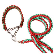 블럭마트 대형견 로프목줄세트, 색상번호12, 1세트