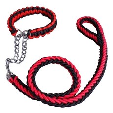 블럭마트 대형견 로프목줄세트, 색상번호6, 1세트