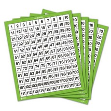 러닝리소스 1~120 숫자판 LER0877, 혼합 색상, 본상품수량선택