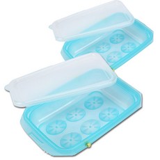 副食品冷凍分裝盒 2入, 藍色