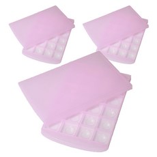 알알이쏙 이유식 냉동용기 3p, 핑크