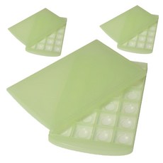 副食品冷凍分裝盒 3入, 綠色