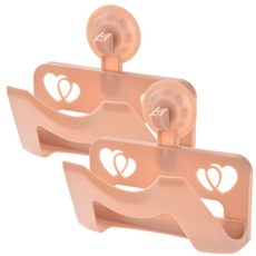 aryko 吸附式多功能鍋蓋收納架, 2件, 粉色的