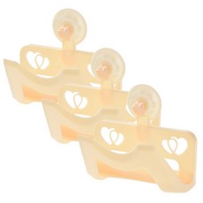 흡착식 다기능 냄비뚜껑 스토리지랙, 아이보리, 3개