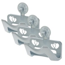 aryko 吸附式多功能鍋蓋收納架, 3片, 藍色