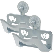 흡착식 다기능 냄비뚜껑 스토리지랙, 블루, 2개