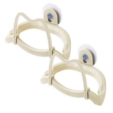 아리코 흡착식 다기능 뚜껑 & 행주걸이 스토리지랙, 그린, 2개입