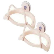 아리코 흡착식 다기능 뚜껑 & 행주걸이 스토리지랙, 아이보리, 2개입