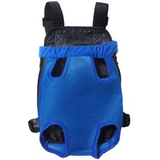 라이프포인트 강아지 고양이 솔리드 메쉬 아기띠, 딥블루, 1개