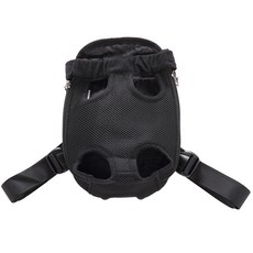 Life Point 狗狗貓咪素色網眼寵物背帶, 黑色