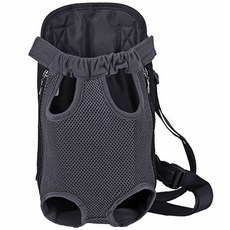 Life Point 狗狗貓咪素色網眼寵物背帶, 灰色