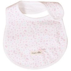 Organic Boom 無螢光劑棉質圍兜, 蜜蜂小花, 1件