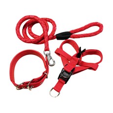 Free_Pet 狗項圈套 XXL, 紅色的, 1套