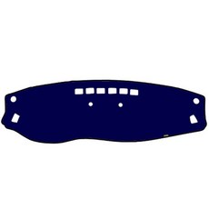 BlueCode 絲絨汽車儀表板避光墊 + 防塵袋, 午夜藍 + 黑色, 起亞 K9 (無中控/無HUD)