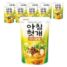 롯데 아침헛개 파우치, 190ml, 10개