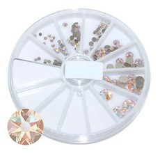 SWAROVSKI 施華洛世奇 美甲裝飾專用寶石零件組, 混色, 1套