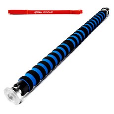 제이케이휘트니스 풀그립 철봉바 블루 C-401 + 퍼펙트 근력밴드 2단계 레드, 1세트