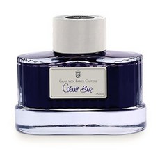 GRAF VON FABER-CASTELL 瓶裝墨水 75ml, 鈷藍色, 1個