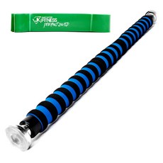 제이케이휘트니스 풀그립 철봉바 블루 C-401 + 퍼펙트 근력밴드 5단계 그린, 1세트, 1세트