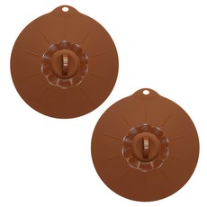 리빙팝 실리콘 덮개 2p, 브라운