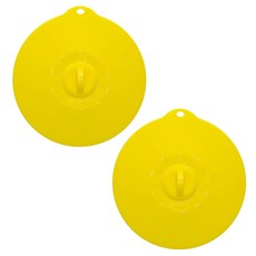 리빙팝 실리콘 덮개 2p, 옐로우