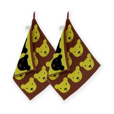 dot RECORD 面熊哥里手巾, 2件, 棕色