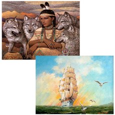 BANHAJIO Jigo Masterpiece Drawing DIY 2套組, 航程 4 狼女 2