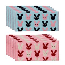 도트레코드 R바니 핸드타올세트, 핑크, 블루, 10개입