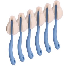 아기나라 젖꼭지 세척솔, 6개입, 블루