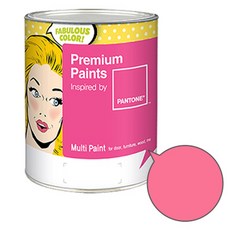 노루페인트 팬톤 멀티 에그쉘광 페인트, 핑크 레모네이드(16-1735), 1L, 1개