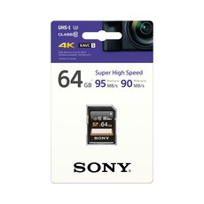 소니 Class10 UZ SDHC 메모리카드 SF-64UZ, 64GB, 1개