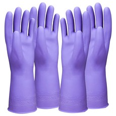 리빙팝 주방 고무장갑 퍼플, 2개입
