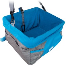 KURGO Heater Booster 座椅狗用品, 灰色+藍色, 1個